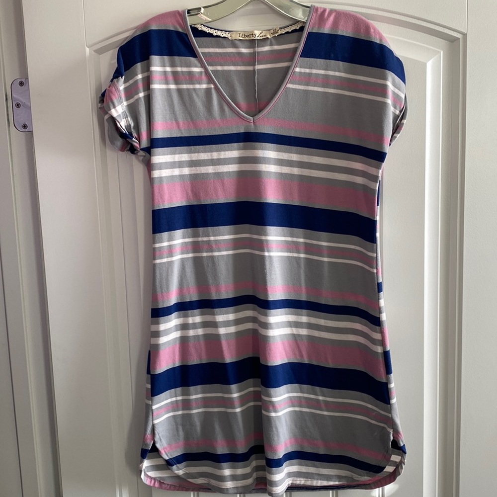 Striped short sleeve